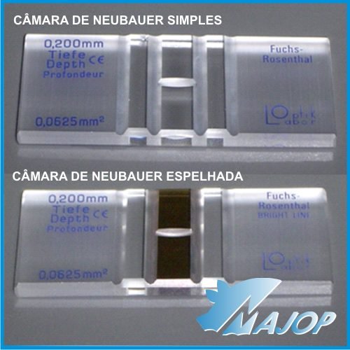 AS52011 - CAMARA DE NEUBAUER DUPLA ESPELHADA/MELHORADA